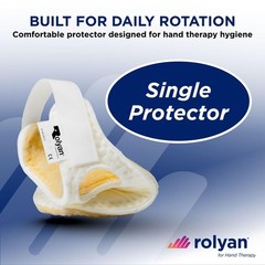 Rolyan – Palm Protector – Left Hand – Single Pack, Soft Padded Standard Glove