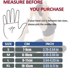 1 Pair Copper Compression Gloves Full Finger Arthritis Support Hand Pain Relief