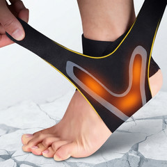 Ankle Brace Support Compression Sleeve Breathable Running Foot Bandage