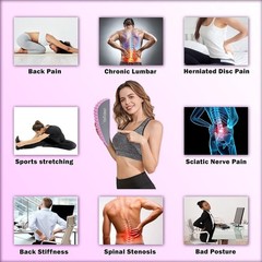 Back Stretcher Pillow – Lumbar Support Cushion for Back Stretching, Posture S…