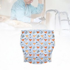 Adults Diaper Wrap Cover Anti Leakage Briefs Sturdy Reusable includes Snaps