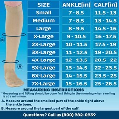 Made in USA – Cotton Compression Socks for Women and Men 20-30mmHg – Opaque C…