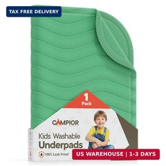 Washable Underpads Medium 18″ x 24″ (Pack of 1) – Reusable Waterproof Bed Pad fo