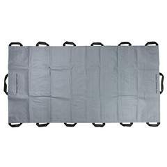 LINE2design Portable Transport Unit Emergency Patient Mover Roll Stretcher-Gray