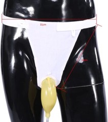 US Comfortable Incontinence Men Portable Urine Collector Wearable urinal bag 1L