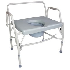 DMI Drop Arm Portable Toilet Commode, Extra-Wide Seat, 500 Pound Weight…
