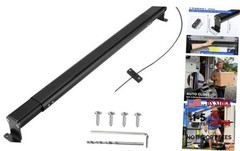 2-in-1 Aluminum RV Screen Door Closer Handle Grab Bar,Adjustable Tension &