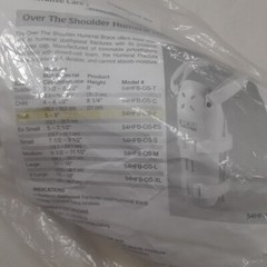 RCAI RESTORATIVE CARE OF AMERICA HUMERAL FRACTURE BRACE OVER THE SHOULDER YOUTH