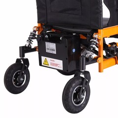 Foldable Electric Wheelchair for Adults, 15Miles Travel Distance, 12AH Battery