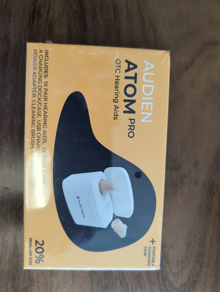 Audien Hearing ATOM PRO Wireless Hearing Aid Never Used