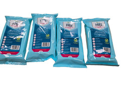 40 (10×4 Packs) Molnlycke Health Care 59911 Hibi Universal Bathing System Cloths