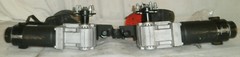 TWO WHEELCHAIR MOTOR QUANTUM DRVASMB1904 AND DRVASMB1903 WITH CASTERS AS PICTURE