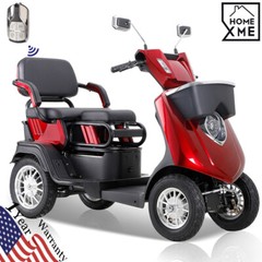 Heavy-Duty 4 Wheel Mobility Scooter 36 Miles 2 Steater 1000W for Senior Adults