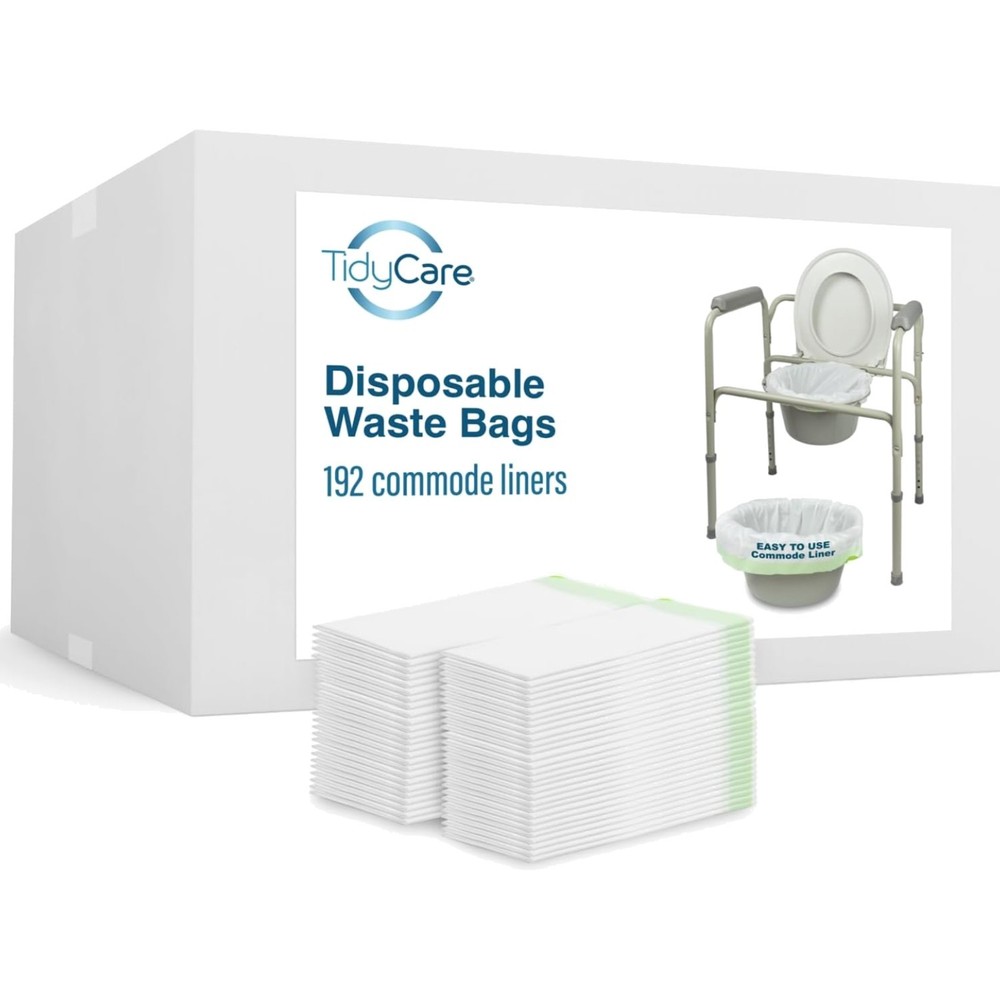 Disposable Bedside Commode Liners for Adult Portable Toilet Chair Seat Bucket…