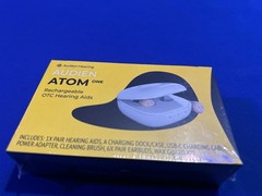 Audien Atom One OTC Hearing Aids Wireless, Rechargeable Beige (B1) New Sealed