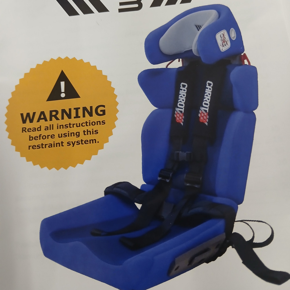 Convaid Carrot 3 Pediatric Special Needs Booster Seat Blue C3-310 NEW
