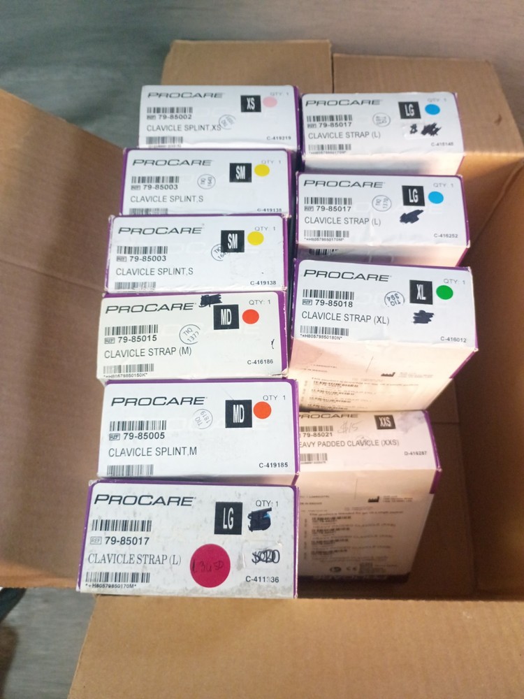 PROCARE • Clavicle Splint / Strap Lot of 10 New in Box Orthotics