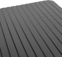 4″ Rise Solid Rubber Power Wheelchair Threshold Ramp Doorway 4″ Rise, 1 Pack