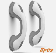 2 Pack Shower Grab Bar 12″ Shower Suction Bar Handle Bathroom Safety Grip Handle