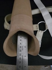 Left Below Elbow, Body-Powered Prosthetic Arm, VO Gloved Hand, Figure-9 Harness