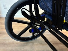 Quickie IRIS Tilt-in-Space Wheelchair 19×19 Frame 300lb Cap Sunrise Medical Blue