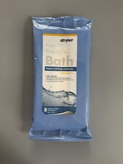 Stryker Sage Essential Bath Rinse-Free Washcloths (Fragrance Free) **No Rinse**