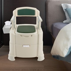Portable Toilet Bedside Commode Floor Standing with Sensor Night Light BH-135 US
