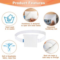 G Tube Holder Belt Feeding Tubes Accessories G Tube Covers Peg Tube Gastrosto…