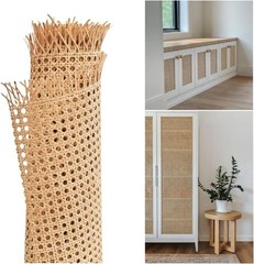 Durable 24″x48″ Natural Rattan Cane Webbing – Versatile DIY Furniture Material