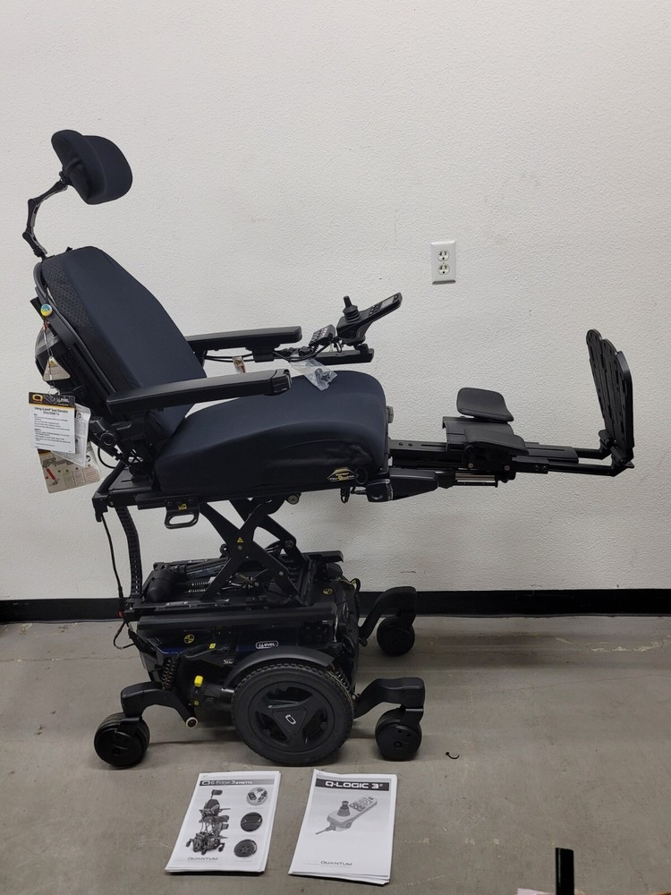 PRIDE QUANTUM Q6 EDGE 3.0 STRETTO ILEVEL W/ 12″ SEAT LIFT, RECLINE, TILT,LEG,