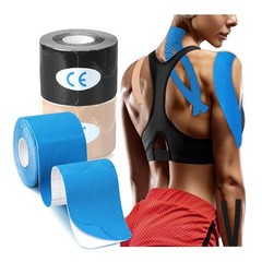 2.5cm X 5m Kinesiology V-line Tape, Face Neck Eye Lifting Wrinkle Remover Skin C