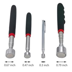 Telescoping Magnetic Pickup Tool 20lb 10lb 5lb 1.5lb Extends Metal Stick 4 Pack