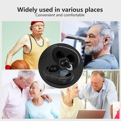 1 Pair Rechargeable Hearing Amplifier Hearing Aids Ear High-Power ITE US