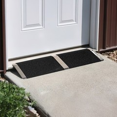 Titan Ramps 10 Inch Aluminum Threshold Ramp for Doorways (Open Box)