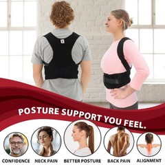 Core Products Perfect Posture Corrector, Fully Adjustable, Breathable Shoulder