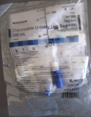 Lot of 8 McKesson Disposable Urinary Drainage Bags (500 ml) NEW SEALED