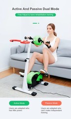 Disabled Electric Arm and Leg Rehabilitation Bike Pedal Exerciser with Foot Boot