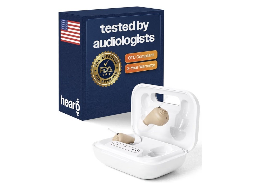 OTC Hearing Aids – Noise Reduction Hearing Aids for Seniors, 5 Volume Levels