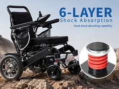 Electric Wheelchair Folding Foldable Heavy Duty Power Wheelchair Free Shipping
