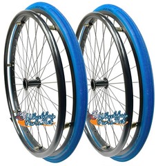 24″ (540) 36 Spoke Wheelchair Wheel With Aluminum Pushrim With Tire Options