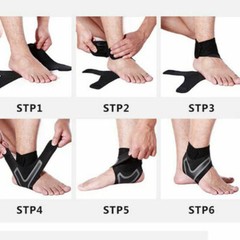 Ankle Support Brace Compression Tendon Strap Elastic Bandage Sport Foot Wrap US