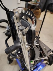 Sunrise Quickie Power Manual Wheelchair IV Pole Angle Adjustable Tilt In Space