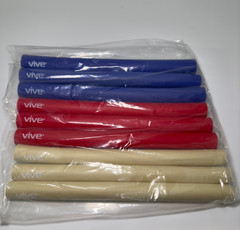 Vive Foam Tubing 9 Pack Utensil Padding Grips Spoon Fork Round Hollow NEW
