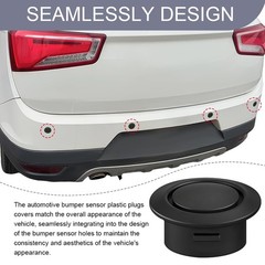 10PCS Car Bumper Sensor Hole Plugs, Automobile Front and Rear Bumper Radar Pr…