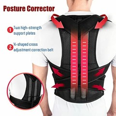 Adjustable Back Support Posture Safety Brace Shoulder Belt Vest Strap Men Women