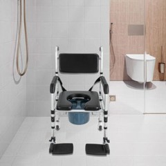 Height Adjustable Folding Shower Chair with Bidet, 352.74 lbs Capacity US!