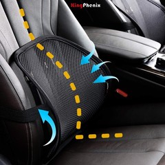 kingphenix Lumbar Support (2 Pack) with 15.7*15.5*5.3inch, Mesh – Black