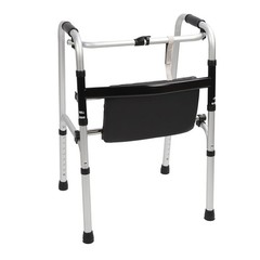 Walker Rest Seat Compact Foldable Storage Easy Transport For Home & Outdoor Trav