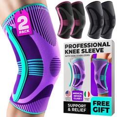 DR. BRACE ELITE Knee Brace with Size Stabilizer (2 Pack) XXX-Large, Galaxsis