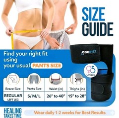 ODOFIT 5-In-1 Adjustable Leg & Hip Brace Relieves Sciatic Pain 3 Strap Design